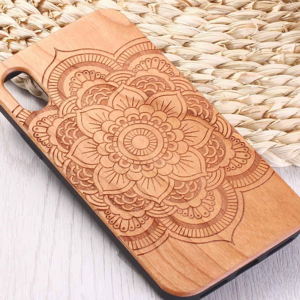 Mandala stick wood tpu phone case Mandala stick wood tpu phone case